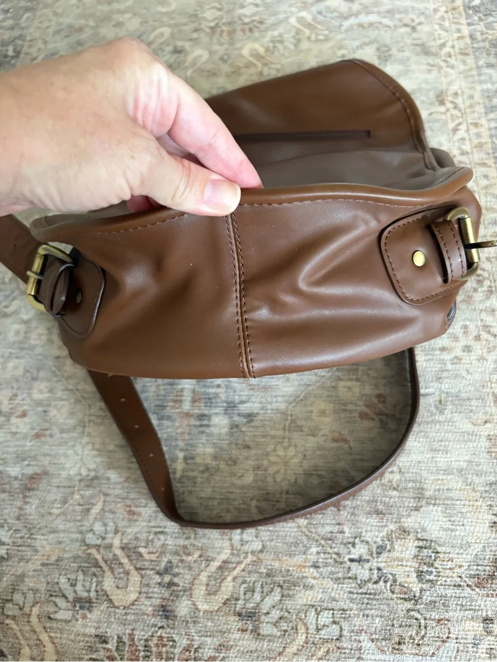 Gun Tote'N Mamas Saddlebag Concealed Carry Purse sling bag